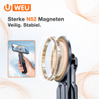 WEU® MAGFOLD 3-in-1 Magnetic Stand – Laptop & Phone Holder Adjustable 360°