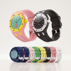 Siliconen Horlogeband met Beschermcase, geschikt voor Swatch x AP Royal Pop – Conversiekit – Kroon op 3 uur