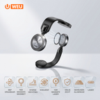 WEU® Magnetische Autohouder met Draadloos Opladen 15W – MagSafe Telefoonhouder Auto – 360° Draaibaar – Dashboard Telefoonhouder – Geschikt voor iPhone & Qi Smartphones