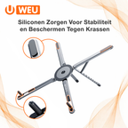 WEU® MAGFOLD 3-in-1 Magnetic Stand – Laptop & Phone Holder Adjustable 360°