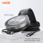 WEU® Magnetische Autohouder met Draadloos Opladen 15W – MagSafe Telefoonhouder Auto – 360° Draaibaar – Dashboard Telefoonhouder – Geschikt voor iPhone & Qi Smartphones