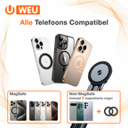 WEU® MAGFOLD 3-in-1 Magnetic Stand – Laptop & Phone Holder Adjustable 360°