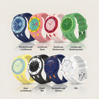 Siliconen Horlogeband met Beschermcase, geschikt voor Swatch x AP Royal Pop – Conversiekit – Kroon op 12 uur